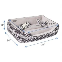 Disney Mickey Mouse Southwest Criss Cross Pattern Pet Bed & Gift Set 7 Disney Mickey Mouse Southwest Criss Cross Pattern Pet Bed & Gift Set -Blue Buffalos Shop 282408 PT1. AC SS1800 V1631194617