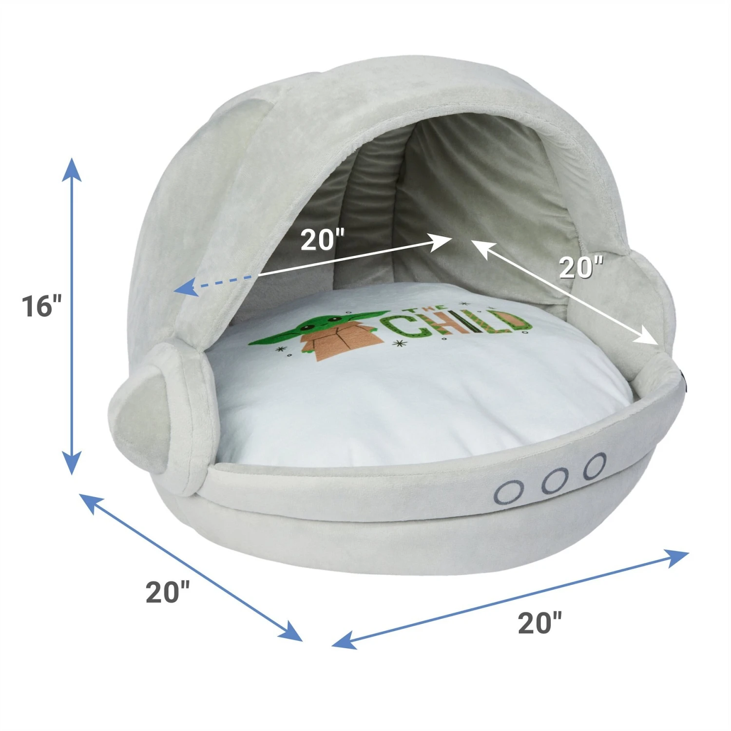 STAR WARS THE MANDALORIAN GROGU Pram Covered Cat & Dog Bed 4 STAR WARS THE MANDALORIAN GROGU Pram Covered Cat & Dog Bed - Image 2