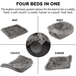 FurHaven Self-Warming Convertible Cuddle Mat Bolster Cat & Dog Bed 17 FurHaven Self-Warming Convertible Cuddle Mat Bolster Cat & Dog Bed -Blue Buffalos Shop 285729 PT6. AC SS1800 V1617227208