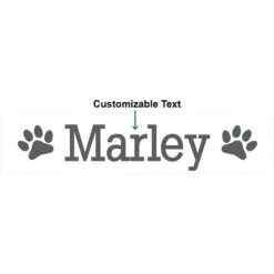 Frisco Paw Print Ceramic Personalized Dog Bowl -Blue Buffalos Shop 286982 PT1. AC SS1800 V1636755419