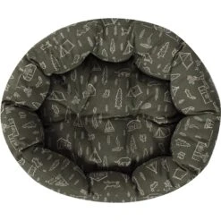 Fringe Studio Camping Dog Cuddler Bed -Blue Buffalos Shop 292213 PT3. AC SS1800 V1619638059