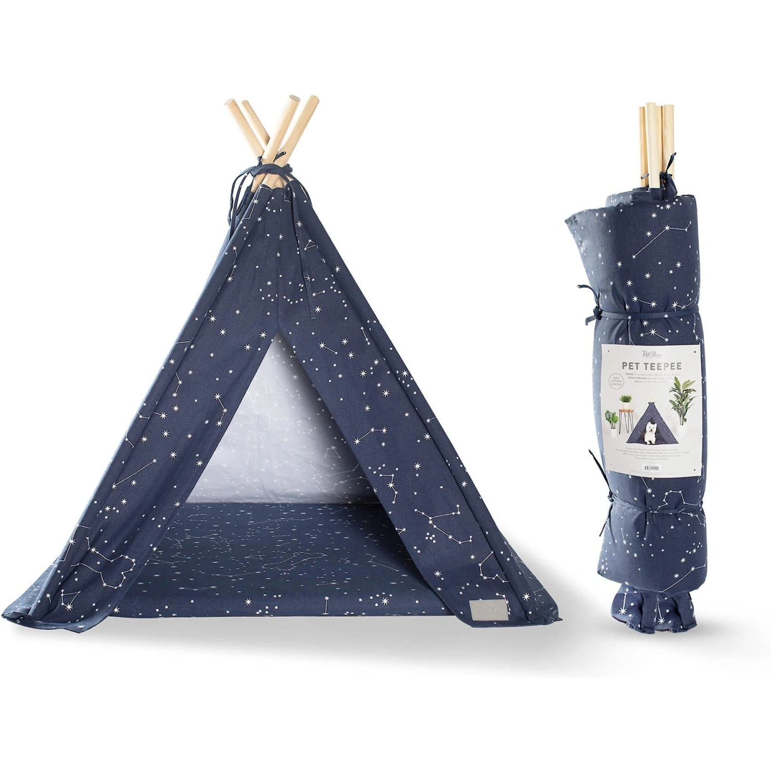 Fringe Studio Celestial Dog Teepee Bed 3 Fringe Studio Celestial Dog Teepee Bed