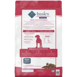 Blue Buffalo Basics Skin & Stomach Care Grain-Free Formula Salmon & Potato Recipe Adult Dry Dog Food & Blue Buffalo Basics Skin & Stomach Care Biscuits Salmon & Potato Dog Treats -Blue Buffalos Shop 292684 PT2. AC SS1800 V1646350885