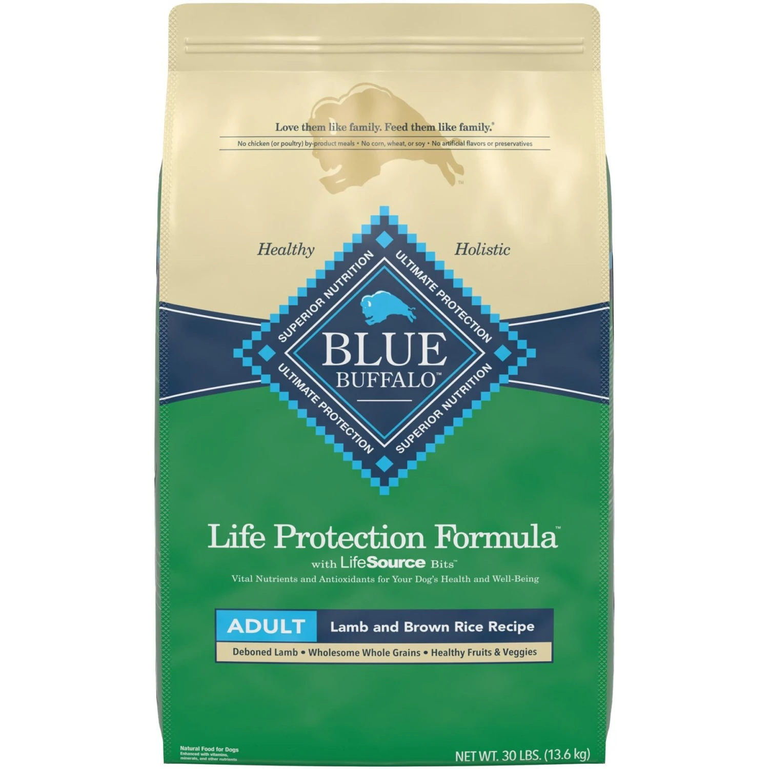 Blue Buffalo Life Protection Formula Adult Lamb & Brown Rice Recipe Dry Dog Food & Blue Buffalo Health Bars Baked With Bacon, Egg & Cheese Dog Treats 4 Blue Buffalo Life Protection Formula Adult Lamb & Brown Rice Recipe Dry Dog Food & Blue Buffalo Health Bars Baked With Bacon, Egg & Cheese Dog Treats - Image 2