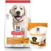 Hill's Science Diet Adult Large Breed Light With Chicken Meal & Barley Dry Dog Food & Hill's Natural Baked Light Biscuits With Real Chicken Dog Treats, Medium -Blue Buffalos Shop 293176 MAIN. AC SS1800 V1620010942