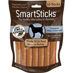 Nature's Recipe Grain-Free Chicken, Sweet Potato & Pumpkin Recipe Dry Dog Food & SmartBones SmartSticks Peanut Butter Dog Treats -Blue Buffalos Shop 293382 PT4. AC SS1800 V1620014821