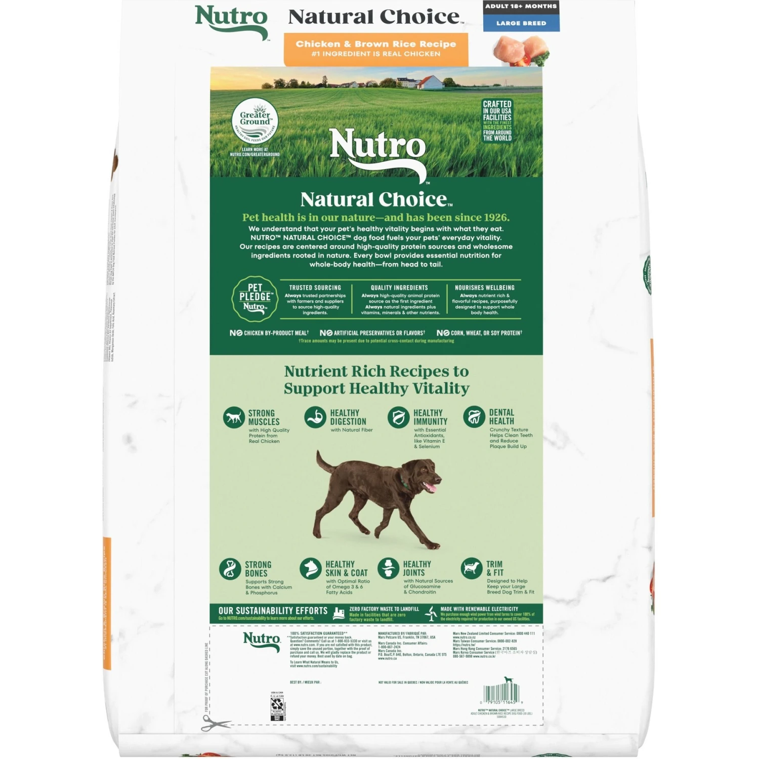 Nutro Natural Choice Large Breed Adult Chicken & Brown Rice Recipe Dry Dog Food & Nutro Hearty Stew Tender Chicken, Carrot & Pea Stew Grain-Free Canned Adult Wet Dog Food 9 Nutro Natural Choice Large Breed Adult Chicken & Brown Rice Recipe Dry Dog Food & Nutro Hearty Stew Tender Chicken, Carrot & Pea Stew Grain-Free Canned Adult Wet Dog Food - Image 7