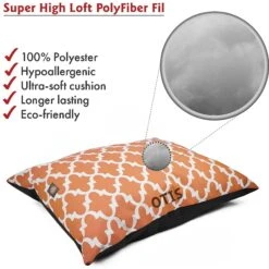 Majestic Pet Trellis Personalized Pillow Cat & Dog Bed -Blue Buffalos Shop 294173 PT3. AC SS1800 V1624658598