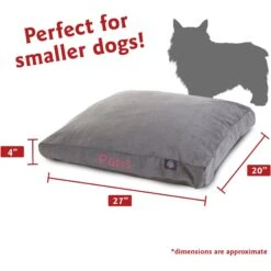 Majestic Pet Shredded Memory Foam Villa Personalized Pillow Cat & Dog Bed With Removable Cover -Blue Buffalos Shop 294202 PT1. AC SS1800 V1622129876