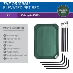 Coolaroo Steel-Framed Elevated Dog Bed -Blue Buffalos Shop 294607 PT6. AC SS1800 V1620686291