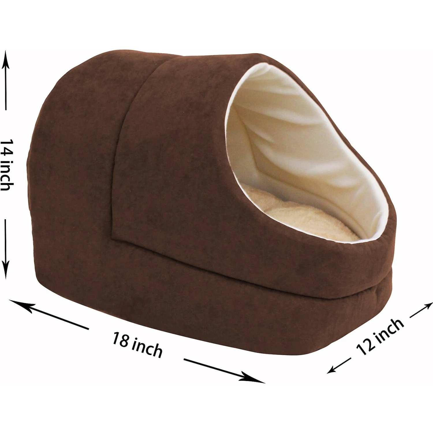 Jespet Cave Covered Cat & Dog Bed 4 Jespet Cave Covered Cat & Dog Bed - Image 2