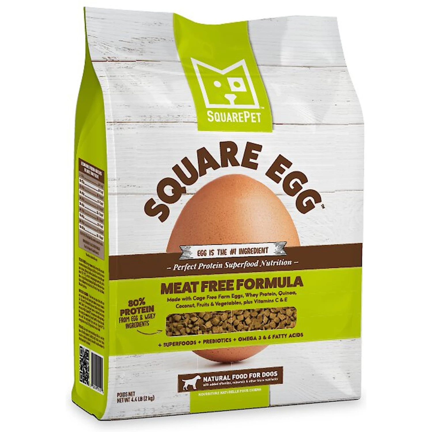 SquarePet Square Egg Meat Free Formula Dry Dog Food 3 SquarePet Square Egg Meat Free Formula Dry Dog Food