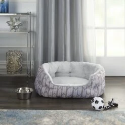 Mina Victory Arrowtails Bolster Dog Bed 7 Mina Victory Arrowtails Bolster Dog Bed -Blue Buffalos Shop 297158 PT2. AC SS1800 V1621030933