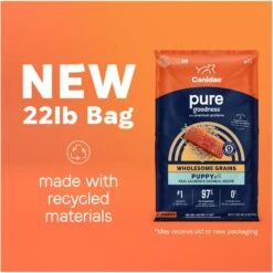 CANIDAE PURE With Wholesome Grains Limited Ingredient Real Salmon & Oatmeal Recipe Puppy Dry Dog Food -Blue Buffalos Shop 297348 PT2. AC SS1800 V1690306307