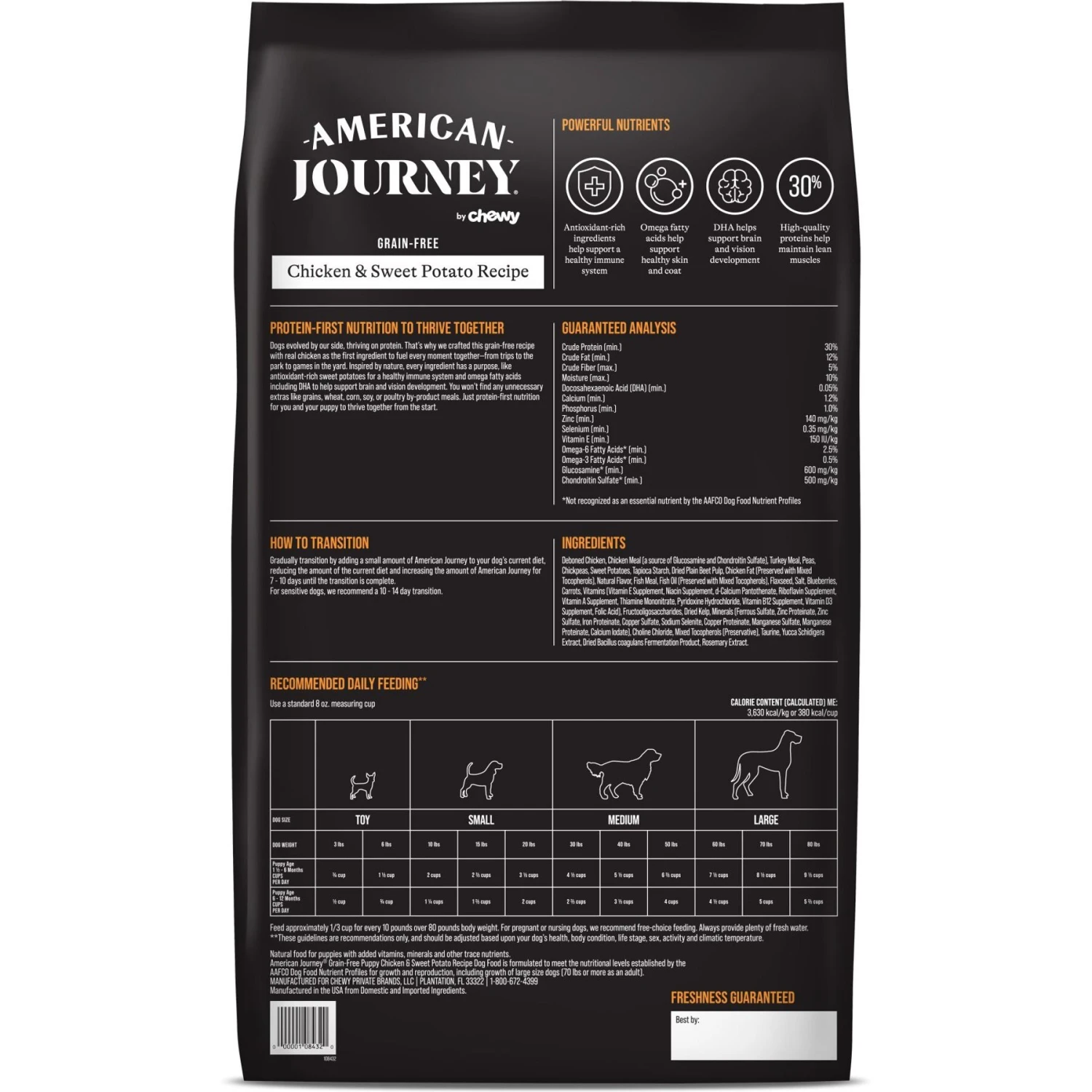 American Journey Puppy Chicken & Sweet Potato Recipe Grain-Free Dry Dog Food & Tylee's Freeze-Dried Meals For Dogs, Chicken & Salmon Recipe 5 American Journey Puppy Chicken & Sweet Potato Recipe Grain-Free Dry Dog Food & Tylee's Freeze-Dried Meals For Dogs, Chicken & Salmon Recipe - Image 3