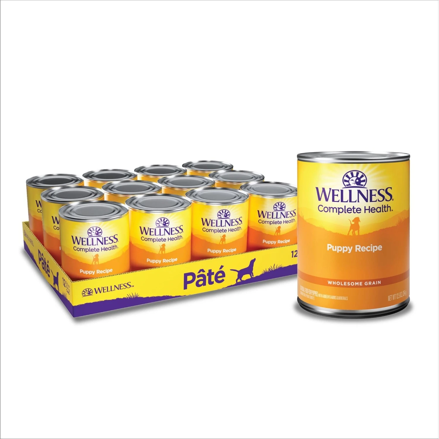Wellness Complete Health Puppy Deboned Chicken, Oatmeal & Salmon Meal Recipe Dry Dog Food & Wellness Complete Health Just For Puppy Canned Dog Food 4 Wellness Complete Health Puppy Deboned Chicken, Oatmeal & Salmon Meal Recipe Dry Dog Food & Wellness Complete Health Just For Puppy Canned Dog Food - Image 2
