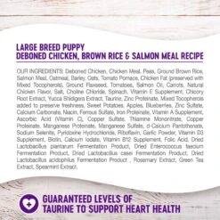 Wellness Large Breed Complete Health Puppy Deboned Chicken, Brown Rice & Salmon Meal Recipe Dry Dog Food & Wellness Complete Health Just For Puppy Canned Dog Food -Blue Buffalos Shop 298728 PT6. AC SS1800 V1691425678