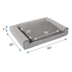 Frisco Herringbone Modern Couch Dog & Cat Bed 8 Frisco Herringbone Modern Couch Dog & Cat Bed -Blue Buffalos Shop 299448 PT1. AC SS1800 V1637165103