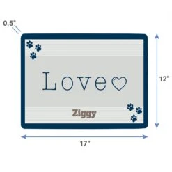 Frisco Love Cutout Personalized Dog & Cat Placemat -Blue Buffalos Shop 299558 PT3. AC SS1800 V1636120435