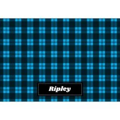 Frisco Plaid Personalized Dog & Cat Placemat -Blue Buffalos Shop 299564 PT2. AC SS1800 V1636048655