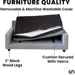 Club Nine Pets Metro Orthopedic Cat & Dog Bed -Blue Buffalos Shop 301290 PT6. AC SS1800 V1695658918