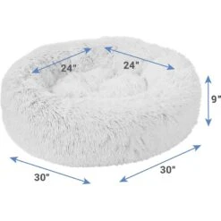 Frisco Eyelash Cat & Dog Bolster Bed & Frisco Eyelash Cat & Dog Blanket -Blue Buffalos Shop 303412 PT2. AC SS1800 V1623038251