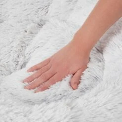 Frisco Eyelash Cat & Dog Bolster Bed & Frisco Eyelash Cat & Dog Blanket -Blue Buffalos Shop 303412 PT3. AC SS1800 V1623048752