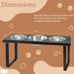 Bearwood Essentials Farmhouse 3-Bowl Elevated Dog Feeder 14 Bearwood Essentials Farmhouse 3-Bowl Elevated Dog Feeder -Blue Buffalos Shop 303798 PT3. AC SS1800 V1703276563