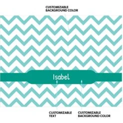 Frisco Personalized Subtle Chevron Soft Fleece Cat & Dog Blanket, 30" X 40" -Blue Buffalos Shop 304003 PT3. AC SS1800 V1637609187