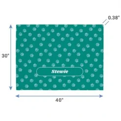 Frisco Personalized Paws Soft Fleece Cat & Dog Blanket, 30" X 40" -Blue Buffalos Shop 304007 PT1. AC SS1800 V1637165281