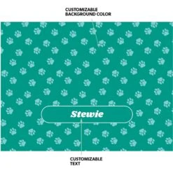 Frisco Personalized Paws Soft Fleece Cat & Dog Blanket, 30" X 40" -Blue Buffalos Shop 304007 PT3. AC SS1800 V1637609345