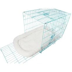 HappyCare Textiles Self-Warming Sherpa Bolster Cat & Dog Bed -Blue Buffalos Shop 304107 PT3. AC SS1800 V1657656797