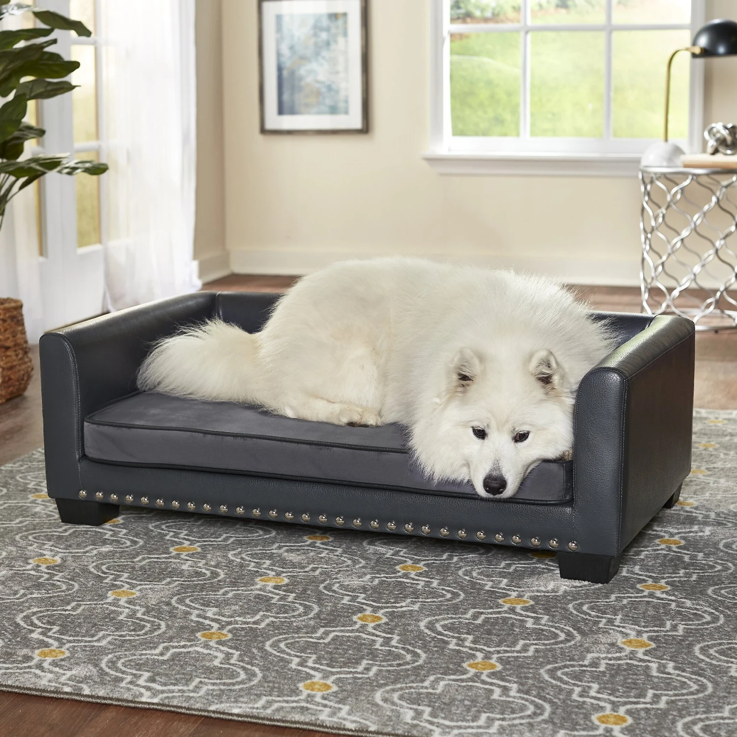 Enchanted Home Pet Chaz Sofa Cat & Dog Bed With Removable Cover 3 Enchanted Home Pet Chaz Sofa Cat & Dog Bed With Removable Cover