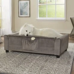 Enchanted Home Pet Luna Sofa Cat & Dog Bed With Removable Cover 13 Enchanted Home Pet Luna Sofa Cat & Dog Bed With Removable Cover -Blue Buffalos Shop 305365 PT2. AC SS1800 V1623249829