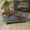 Enchanted Home Pet Charley Sofa Cat & Dog Bed With Removable Cover -Blue Buffalos Shop 305367 MAIN. AC SS1800 V1623249862