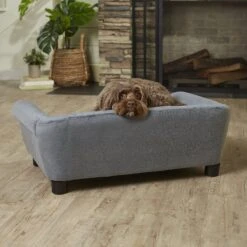 Enchanted Home Pet Charley Sofa Cat & Dog Bed With Removable Cover -Blue Buffalos Shop 305367 PT2. AC SS1800 V1623249749