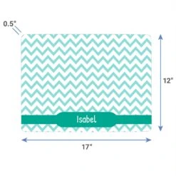 Frisco Personalized Chevron Dog & Cat Placemat -Blue Buffalos Shop 306754 PT3. AC SS1800 V1636120540