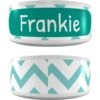 Frisco Personalized Chevron Ceramic Dog & Cat Bowl -Blue Buffalos Shop 306760 MAIN. AC SS1800 V1701982307