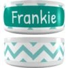 Frisco Personalized Chevron Ceramic Dog Bowl, 4.75-cup, 38oz -Blue Buffalos Shop 306761 MAIN. AC SS1800 V1701982307