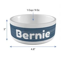 Frisco Heathered Personalized Dog & Cat Bowl -Blue Buffalos Shop 306766 PT3. AC SS1800 V1636036573