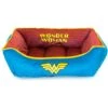 Buckle-Down Wonder Woman Bolster Dog Bed -Blue Buffalos Shop 306914 MAIN. AC SS1800 V1626990670