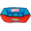 Buckle-Down Spider-Man Bolster Dog Bed -Blue Buffalos Shop 306922 MAIN. AC SS1800 V1626992209