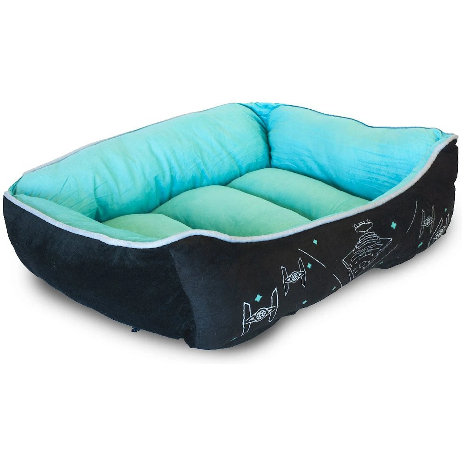 Buckle-Down Star Wars Imperial Fleet Bolster Dog Bed 4 Buckle-Down Star Wars Imperial Fleet Bolster Dog Bed - Image 2