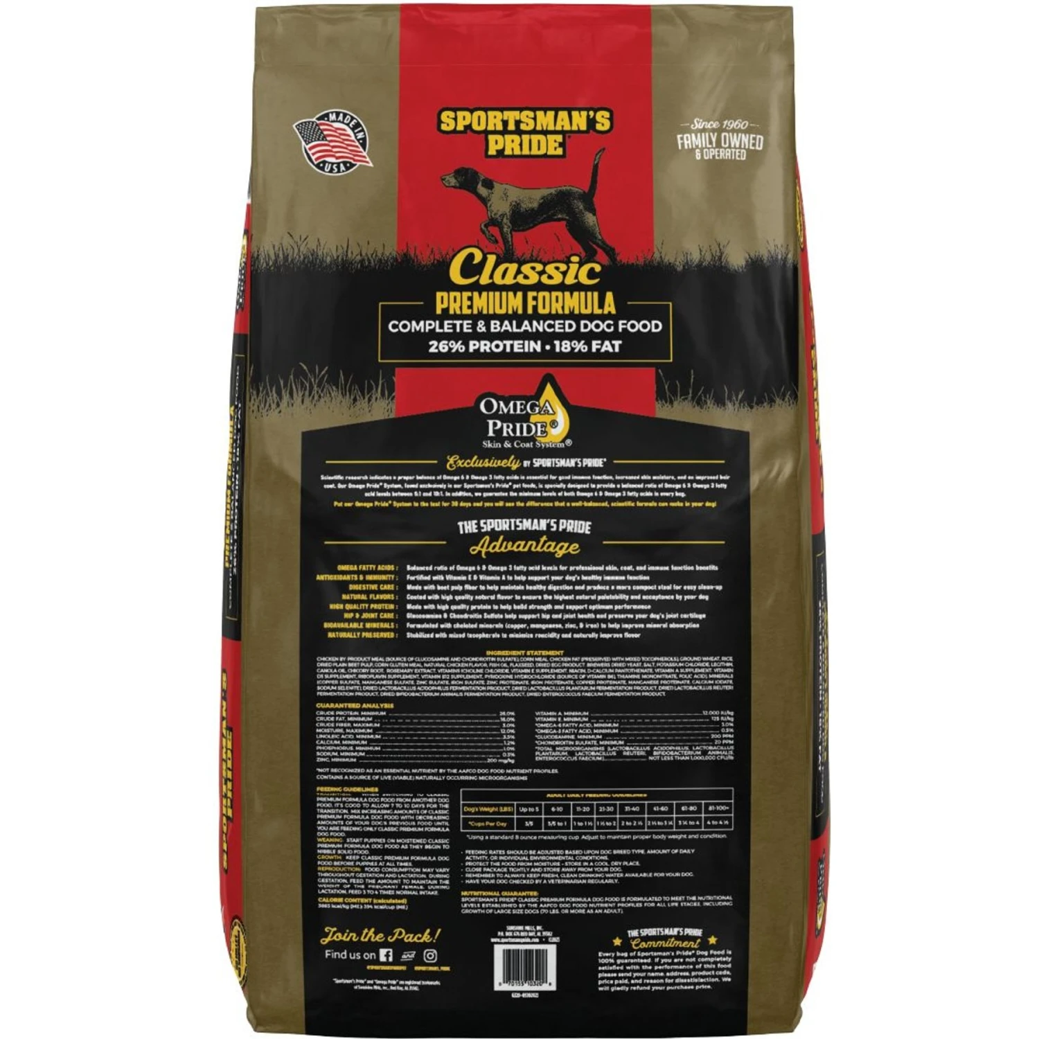 Sportsman's Pride Premium 26/18 Formula Adult Dog Food 4 Sportsman's Pride Premium 26/18 Formula Adult Dog Food - Image 2