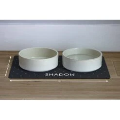 904 Custom Personalized Modern Dashed Dog & Cat Placemat -Blue Buffalos Shop 314067 PT2. AC SS1800 V1637018210