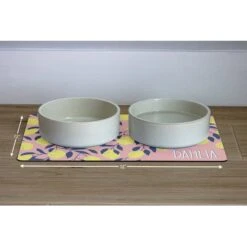 904 Custom Personalized Lemon Illustration Dog & Cat Placemat -Blue Buffalos Shop 314075 PT2. AC SS1800 V1637019151