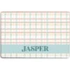 904 Custom Personalized Summer Plaid Dog & Cat Placemat
