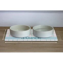 904 Custom Personalized Summer Plaid Dog & Cat Placemat -Blue Buffalos Shop 314077 PT2. AC SS1800 V1637021191