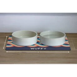 904 Custom Personalized Retro Rainbow Dog & Cat Placemat -Blue Buffalos Shop 314079 PT2. AC SS1800 V1637027490
