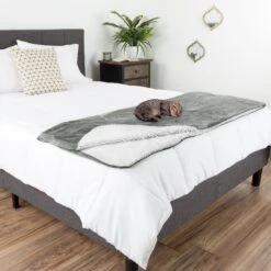 Pet Adobe Waterproof Fuzzy Throw Blanket -Blue Buffalos Shop 314970 PT1. AC SS1800 V1626397349